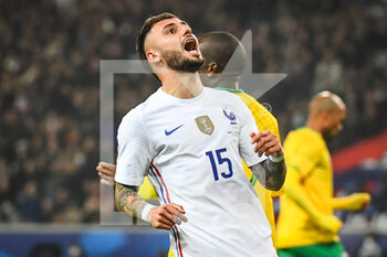 2022-03-29 - Jonathan CLAUSS of France looks dejected during the International Friendly football match between France and South Africa on March 29, 2022 at Pierre Mauroy stadium in Villeneuve-d'Ascq near Lille, France - FRANCE VS SOUTH AFRICA - FRIENDLY MATCH - SOCCER