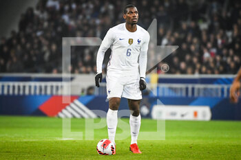 2022-03-29 - Paul POGBA of France during the International Friendly football match between France and South Africa on March 29, 2022 at Pierre Mauroy stadium in Villeneuve-d'Ascq near Lille, France - FRANCE VS SOUTH AFRICA - FRIENDLY MATCH - SOCCER