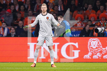 2022-03-29 - Mark Flekken of the Netherlands during the International Friendly football match between Netherlands and Germany on March 29, 2022 at the Johan Cruijff ArenA in Amsterdam, Netherlands - NETHERLANDS VS GERMANY - FRIENDLY MATCH - SOCCER