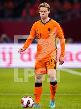 2022-03-29 - Frenkie de Jong of the Netherlands during the International Friendly football match between Netherlands and Germany on March 29, 2022 at the Johan Cruijff ArenA in Amsterdam, Netherlands - NETHERLANDS VS GERMANY - FRIENDLY MATCH - SOCCER