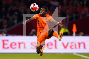 2022-03-29 - Tyrell Malacia of the Netherlands during the International Friendly football match between Netherlands and Germany on March 29, 2022 at the Johan Cruijff ArenA in Amsterdam, Netherlands - NETHERLANDS VS GERMANY - FRIENDLY MATCH - SOCCER