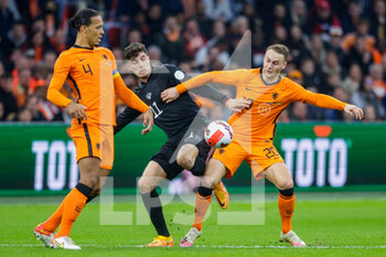 2022-03-29 - Virgil van Dijk of the Netherlands, Kai Havertz of Germany, Teun Koopmeiners of the Netherlands during the International Friendly football match between Netherlands and Germany on March 29, 2022 at the Johan Cruijff ArenA in Amsterdam, Netherlands - NETHERLANDS VS GERMANY - FRIENDLY MATCH - SOCCER