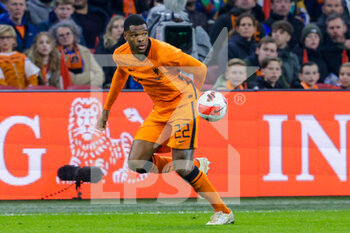 2022-03-29 - Denzel Dumfries of the Netherlands during the International Friendly football match between Netherlands and Germany on March 29, 2022 at the Johan Cruijff ArenA in Amsterdam, Netherlands - NETHERLANDS VS GERMANY - FRIENDLY MATCH - SOCCER