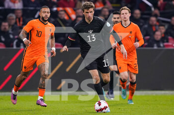 2022-03-29 - Thomas Muller of Germany during the International Friendly football match between Netherlands and Germany on March 29, 2022 at the Johan Cruijff ArenA in Amsterdam, Netherlands - NETHERLANDS VS GERMANY - FRIENDLY MATCH - SOCCER