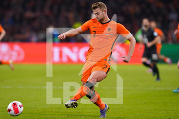 2022-03-29 - Matthijs de Ligt of the Netherlands during the International Friendly football match between Netherlands and Germany on March 29, 2022 at the Johan Cruijff ArenA in Amsterdam, Netherlands - NETHERLANDS VS GERMANY - FRIENDLY MATCH - SOCCER