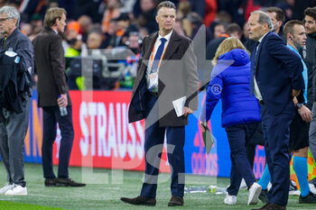 2022-03-29 - Coach Louis van Gaal of the Netherlands during the International Friendly football match between Netherlands and Germany on March 29, 2022 at the Johan Cruijff ArenA in Amsterdam, Netherlands - NETHERLANDS VS GERMANY - FRIENDLY MATCH - SOCCER