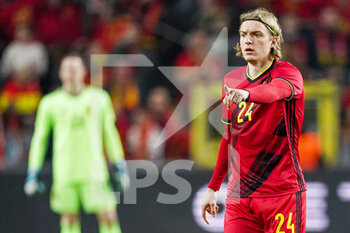 2022-03-29 - Sebastiaan Bornauw of Belgium during the International Friendly football match between Belgium and Burkina Faso on March 29, 2022 at Lotto Park in Brussel, Belgium - BELGIUM VS BURKINA FASO - FRIENDLY MATCH - SOCCER