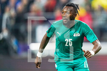 2022-03-29 - Steeve Yago of Burkina Faso during the International Friendly football match between Belgium and Burkina Faso on March 29, 2022 at Lotto Park in Brussel, Belgium - BELGIUM VS BURKINA FASO - FRIENDLY MATCH - SOCCER