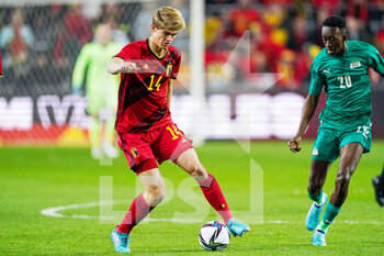 2022-03-29 - Charles de Ketelaere of Belgium during the International Friendly football match between Belgium and Burkina Faso on March 29, 2022 at Lotto Park in Brussel, Belgium - BELGIUM VS BURKINA FASO - FRIENDLY MATCH - SOCCER