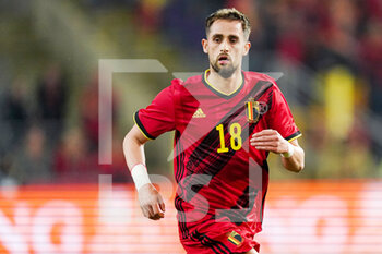 2022-03-29 - Adnan Januzaj of Belgium during the International Friendly football match between Belgium and Burkina Faso on March 29, 2022 at Lotto Park in Brussel, Belgium - BELGIUM VS BURKINA FASO - FRIENDLY MATCH - SOCCER