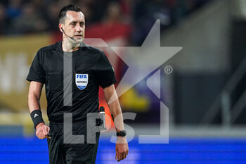 2022-03-29 - Referee Dennis Higler during the International Friendly football match between Belgium and Burkina Faso on March 29, 2022 at Lotto Park in Brussel, Belgium - BELGIUM VS BURKINA FASO - FRIENDLY MATCH - SOCCER