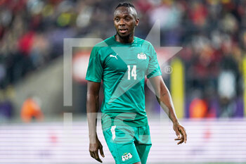 2022-03-29 - Issoufou Dayo of Burkina Faso during the International Friendly football match between Belgium and Burkina Faso on March 29, 2022 at Lotto Park in Brussel, Belgium - BELGIUM VS BURKINA FASO - FRIENDLY MATCH - SOCCER
