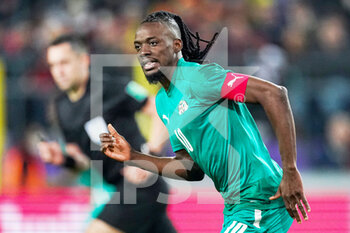 2022-03-29 - Bertrand Traore of Burkina Faso during the International Friendly football match between Belgium and Burkina Faso on March 29, 2022 at Lotto Park in Brussel, Belgium - BELGIUM VS BURKINA FASO - FRIENDLY MATCH - SOCCER