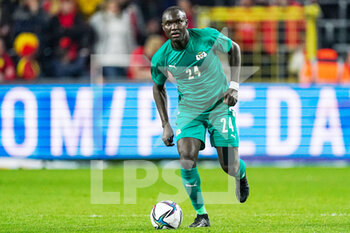 2022-03-29 - Adama Guira of Burkina Faso during the International Friendly football match between Belgium and Burkina Faso on March 29, 2022 at Lotto Park in Brussel, Belgium - BELGIUM VS BURKINA FASO - FRIENDLY MATCH - SOCCER