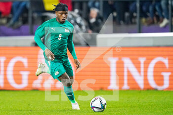 2022-03-29 - Cedric Badolo of Burkina Faso during the International Friendly football match between Belgium and Burkina Faso on March 29, 2022 at Lotto Park in Brussel, Belgium - BELGIUM VS BURKINA FASO - FRIENDLY MATCH - SOCCER