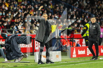 2022-03-29 - Luis Enrique, head coach of Spain during the Friendly football match between Spain and Iceland on March 29, 2022 at Riazor stadium in La Coruna, Spain - SPAIN VS ICELAND - FRIENDLY MATCH - SOCCER