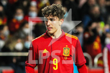 2022-03-29 - Pablo Martin Paez Gavira "Gavi" of Spain during the Friendly football match between Spain and Iceland on March 29, 2022 at Riazor stadium in La Coruna, Spain - SPAIN VS ICELAND - FRIENDLY MATCH - SOCCER