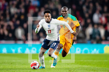 2022-03-29 - England defender Kyle Walker-Peters during the Friendly football match between England and Ivory Coast on March 29, 2022 at Wembley Stadium in London, England - ENGLAND VS IVORY COAST - FRIENDLY MATCH - SOCCER