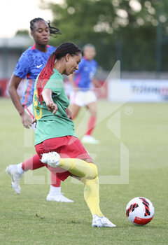 2022-06-25 - Estelle Johnson of Cameroon during the Women's Friendly football match between France and Cameroon on June 25, 2022 at Stade Pierre Brisson in Beauvais, France - FOOTBALL - WOMEN'S FRIENDLY GAME - FRANCE V CAMEROON - FRIENDLY MATCH - SOCCER
