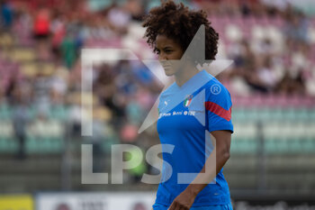 2022-07-01 - Sara Gama and of Italy before the Women's International friendly match between Italy and Spain at Teofilo Patini Stadium on July 01, 2022 in Castel di Sangro , Italy. ©Photo: Cinzia Camela. - ITALY WOMEN VS SPAIN - FRIENDLY MATCH - SOCCER