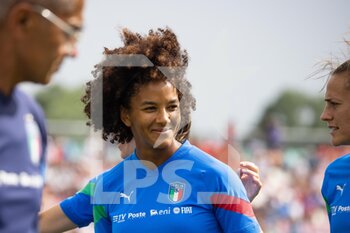 2022-07-01 - Sara Gama and Aurora Galli of Italy before the Women's International friendly match between Italy and Spain at Teofilo Patini Stadium on July 01, 2022 in Castel di Sangro , Italy. ©Photo: Cinzia Camela. - ITALY WOMEN VS SPAIN - FRIENDLY MATCH - SOCCER
