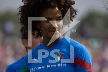 2022-07-01 - Sara Gama of Italy before the Women's International friendly match between Italy and Spain at Teofilo Patini Stadium on July 01, 2022 in Castel di Sangro , Italy. ©Photo: Cinzia Camela. - ITALY WOMEN VS SPAIN - FRIENDLY MATCH - SOCCER
