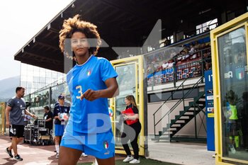 2022-07-01 - Sara Gama of Italy before the Women's International friendly match between Italy and Spain at Teofilo Patini Stadium on July 01, 2022 in Castel di Sangro , Italy. ©Photo: Cinzia Camela. - ITALY WOMEN VS SPAIN - FRIENDLY MATCH - SOCCER