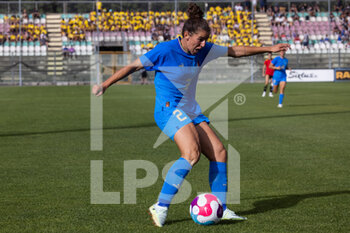 2022-07-01 - Valentina Bergamaschi of Italy in action during the Women's International friendly match between Italy and Spain at Teofilo Patini Stadium on July 01, 2022 in Castel di Sangro, Italy. ©Photo: Cinzia Camela. - ITALY WOMEN VS SPAIN - FRIENDLY MATCH - SOCCER