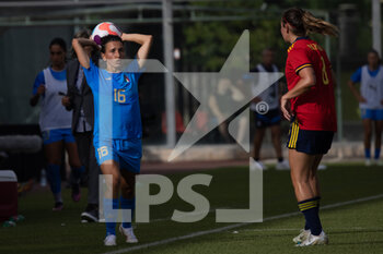 2022-07-01 - Lucia Di Guglielmo of Italy, in action during the Women's International friendly match between Italy and Spain at Teofilo Patini Stadium on July 01, 2022 in Castel di Sangro , Italy. ©Photo: Cinzia Camela. - ITALY WOMEN VS SPAIN - FRIENDLY MATCH - SOCCER