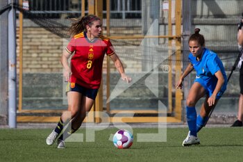 2022-07-01 - Maria Franc Caldentey Oliver of Spain and Manuela Giugliano of Italy, compete during the Women's International friendly match between Italy and Spain at Teofilo Patini Stadium on July 01, 2022 in Castel di Sangro , Italy. ©Photo: Cinzia Camela. - ITALY WOMEN VS SPAIN - FRIENDLY MATCH - SOCCER