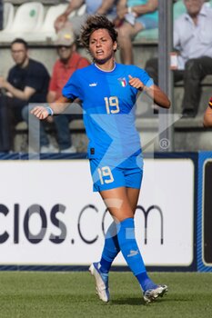 2022-07-01 - Valentina Giacinti of Italy and Alexia Putellas Segura of Spain during the Women's International friendly match between Italy and Spain at Teofilo Patini Stadium on July 01, 2022 in Castel di Sangro , Italy. ©Photo: Cinzia Camela. - ITALY WOMEN VS SPAIN - FRIENDLY MATCH - SOCCER