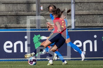 2022-07-01 - Alexia Putellas Segura of Spain, Manuela Giugliano of Italy compete for the ball during the Women's International friendly match between Italy and Spain at Teofilo Patini Stadium on July 01, 2022 in Castel di Sangro , Italy. ©Photo: Cinzia Camela. - ITALY WOMEN VS SPAIN - FRIENDLY MATCH - SOCCER