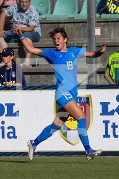 2022-07-01 - Valentina Giacinti of Italy, during the Women's International friendly match between Italy and Spain at Teofilo Patini Stadium on July 01, 2022 in Castel di Sangro , Italy. ©Photo: Cinzia Camela. - ITALY WOMEN VS SPAIN - FRIENDLY MATCH - SOCCER