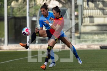 2022-07-01 - Francesca Durante of Italy, during the Women's International friendly match between Italy and Spain at Teofilo Patini Stadium on July 01, 2022 in Castel di Sangro , Italy. ©Photo: Cinzia Camela. - ITALY WOMEN VS SPAIN - FRIENDLY MATCH - SOCCER