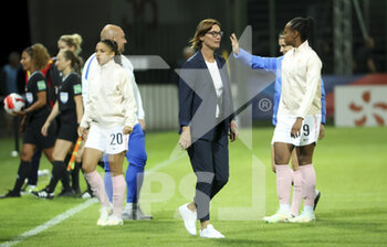 2022-07-01 - Coach of France Corinne Diacre during the International Women's Friendly football match between France and Vietnam on July 1, 2022 at Stade de la Source in Orleans, France - FOOTBALL - WOMEN'S FRIENDLY GAME - FRANCE V VIETNAM - FRIENDLY MATCH - SOCCER