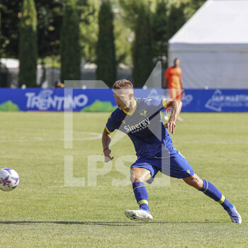 2022-07-09 - Darko Lazovic of Hellas Verona FC play the ball during Hellas Verona vs US Primiero, 1° frendly match pre-season Serie A Tim 2022-23, at 