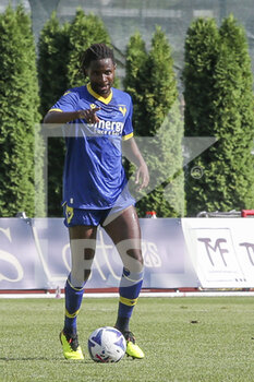 2022-07-13 - Adrien Tameze of Hellas Verona FC play the ball during Hellas Verona A vs Hellas Verona B, 2° frendly match pre-season Serie A Tim 2022-23, at 