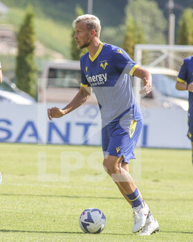 2022-07-13 - Antoinin Barak of Hellas Verona FC play the ball during Hellas Verona A vs Hellas Verona B, 2° frendly match pre-season Serie A Tim 2022-23, at 