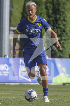 2022-07-13 - Antoinin Barak of Hellas Verona FC play the ball during Hellas Verona A vs Hellas Verona B, 2° frendly match pre-season Serie A Tim 2022-23, at 