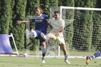 2022-07-13 - Mert Cetin of Hellas Verona FC competes for the ball with Milan Djuric of Hellas Verona FCduring Hellas Verona A vs Hellas Verona B, 2° frendly match pre-season Serie A Tim 2022-23, at 