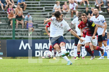 2022-07-17 - Riccardo Orsolini (Bologna) scores on  penalty - BOLOGNA FC VS CASTIGLIONE - FRIENDLY MATCH - SOCCER