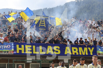2022-07-16 - Hellas Verona fans show their support during Hellas Verona vs Virtus Verona, 3° frendly match pre-season Serie A Tim 2022-23, at 