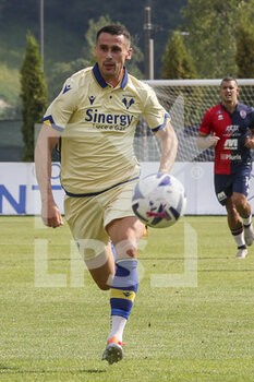 2022-07-16 - Kevin Lasagna of Hellas Verona FC play the ball during Hellas Verona vs Virtus Verona, 3° frendly match pre-season Serie A Tim 2022-23, at 