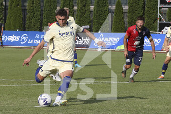2022-07-16 - Roberto Piccoli of Hellas Verona Fc scores a goal during Hellas Verona vs Virtus Verona, 3° frendly match pre-season Serie A Tim 2022-23, at 