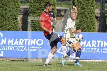 2022-07-16 - Josh Doig of Hellas Verona FC play the ball during Hellas Verona vs Virtus Verona, 3° frendly match pre-season Serie A Tim 2022-23, at 