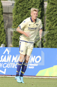 2022-07-16 - Josh Doig of Hellas Verona FC during Hellas Verona vs Virtus Verona, 3° frendly match pre-season Serie A Tim 2022-23, at 