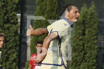 2022-07-16 - Milan Djuric of Hellas Verona FC gestures during Hellas Verona vs Virtus Verona, 3° frendly match pre-season Serie A Tim 2022-23, at 