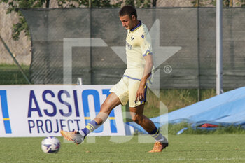 2022-07-16 - Diego Coppola of Hellas Verona FC play the ball during Hellas Verona vs Virtus Verona, 3° frendly match pre-season Serie A Tim 2022-23, at 