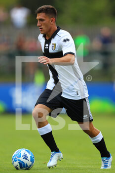 2022-07-23 - Vasileios Zagaritis of PARMA CALCIO in action during the friendly match between Parma Calcio and FeralpiSalò on July 23, 2022 in Pinzolo (TN), Italy. - PARMA CALCIO VS FERALPISALò - FRIENDLY MATCH - SOCCER