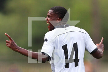 2022-07-23 - Nathan Buayi-Kiala of PARMA CALCIO celebrates after scoring a goal during the friendly match between Parma Calcio and FeralpiSalò on July 23, 2022 in Pinzolo (TN), Italy. - PARMA CALCIO VS FERALPISALò - FRIENDLY MATCH - SOCCER